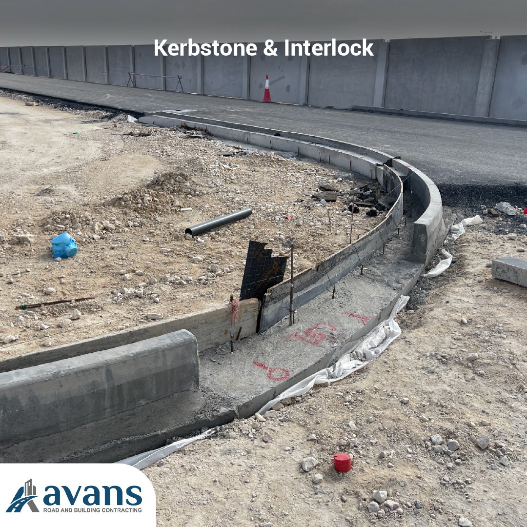 Avans QA Kerbstone & Interlock project in Qatar
