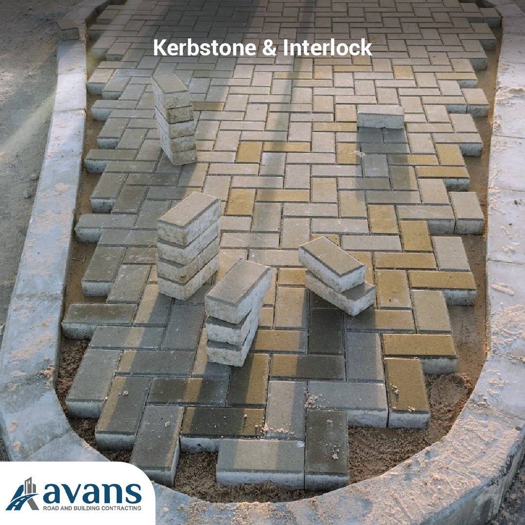 Avans QA Kerbstone & Interlock project in Qatar
