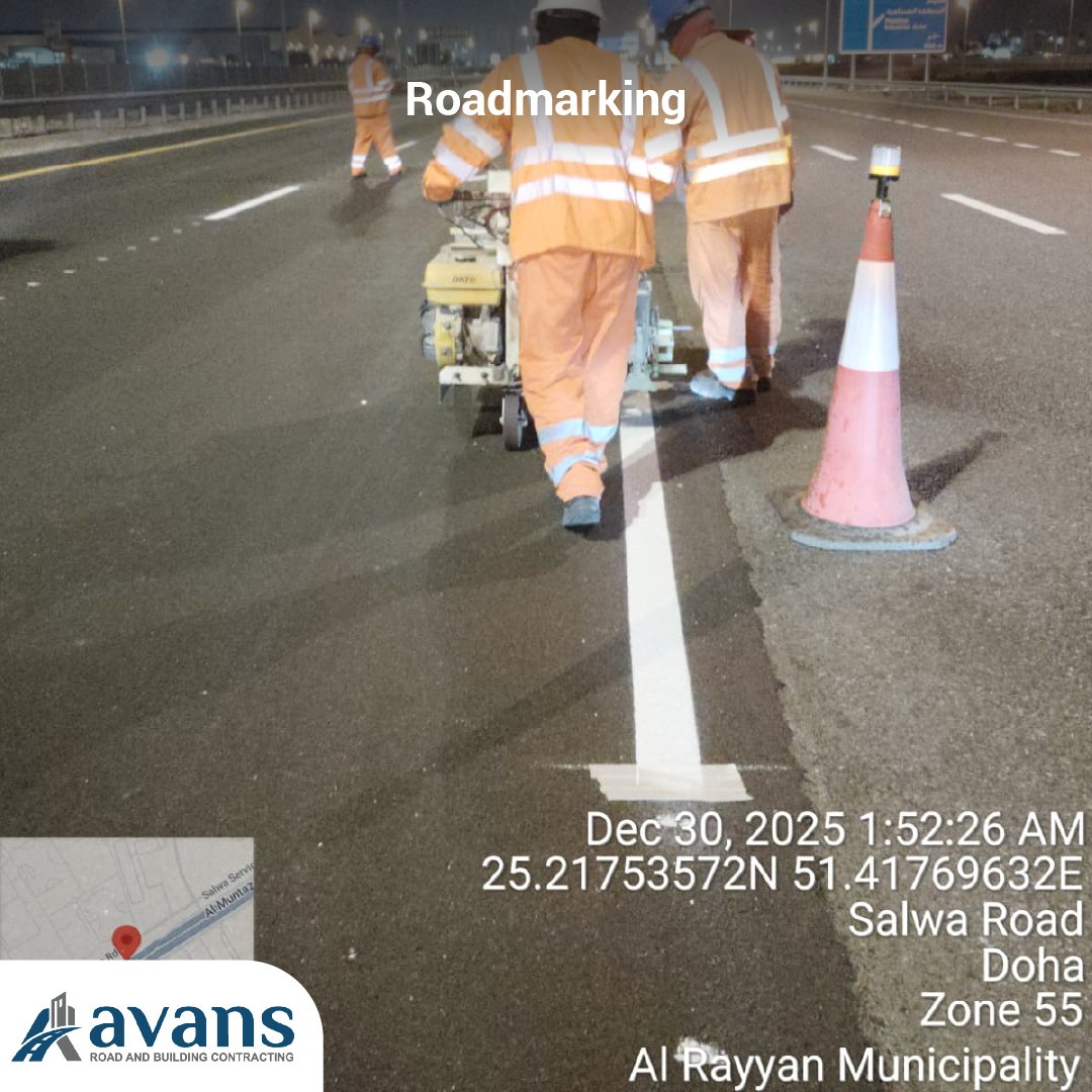 Highway Thermoplastic Marking