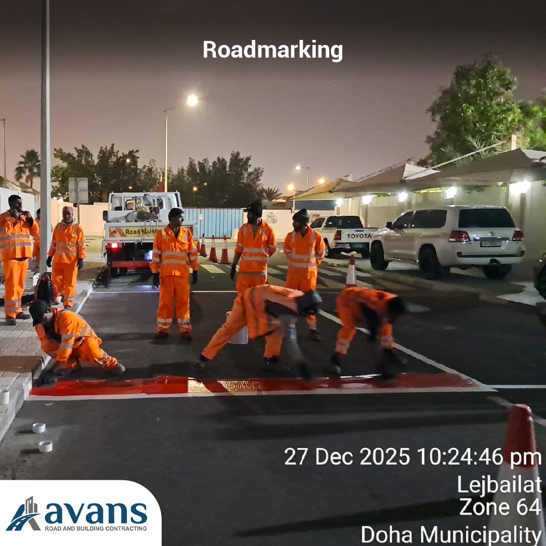 Lane Re-marking, Salwa Road