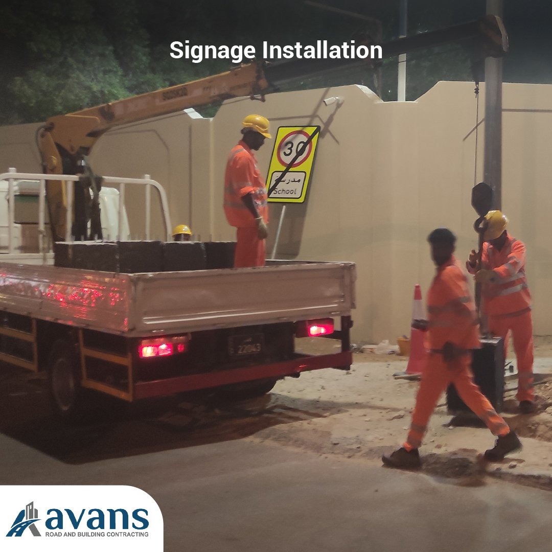 Avans QA Signage project in Qatar