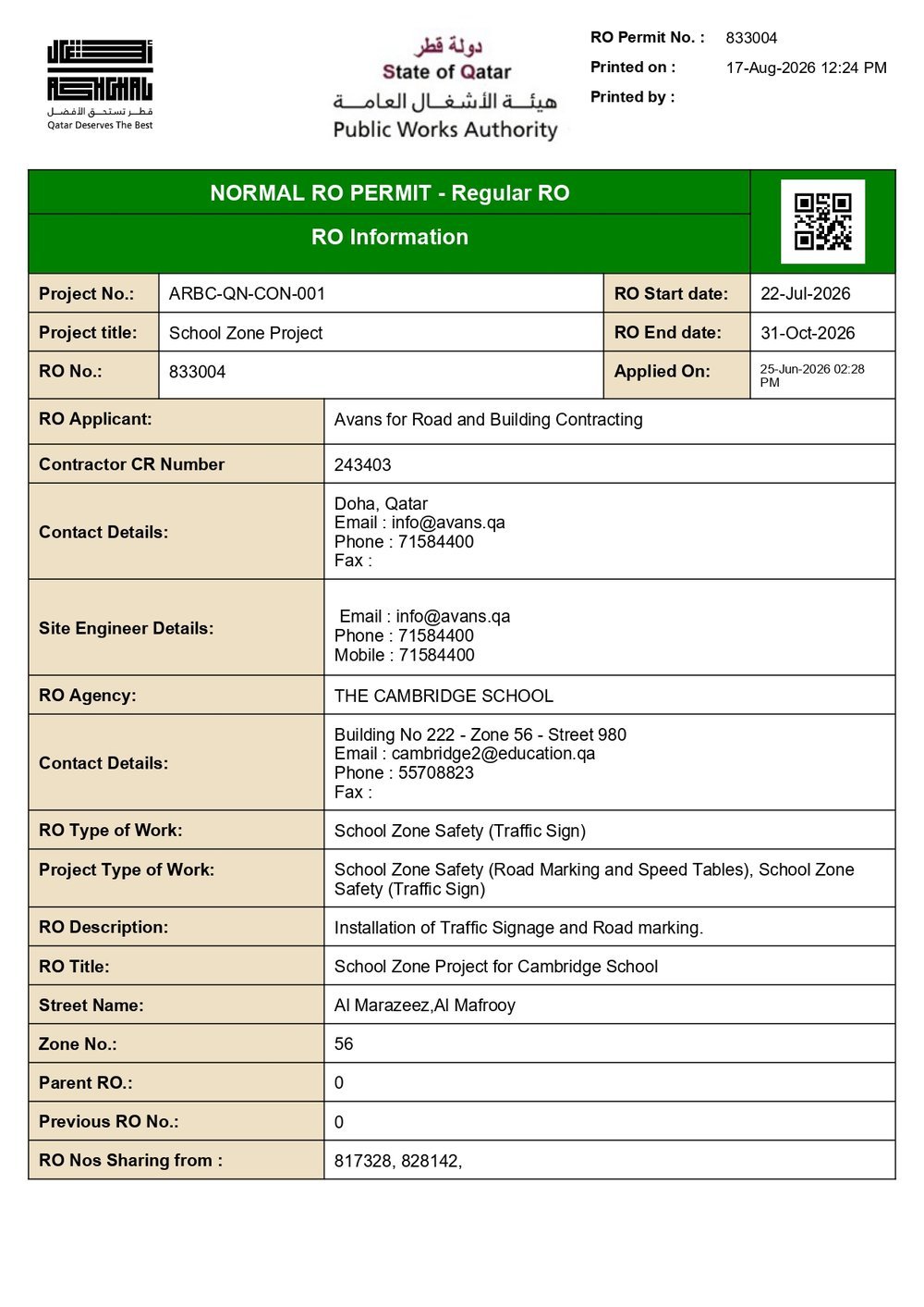 Traffic Diversion Plans & Permits